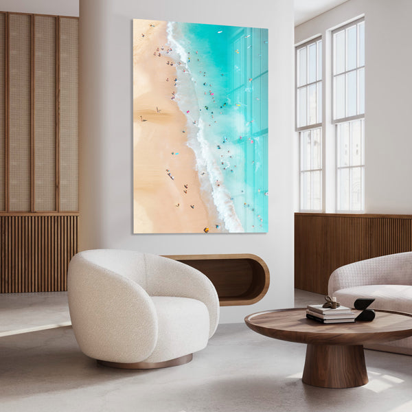 Beach Fun- plexiglas schilderij - kunst