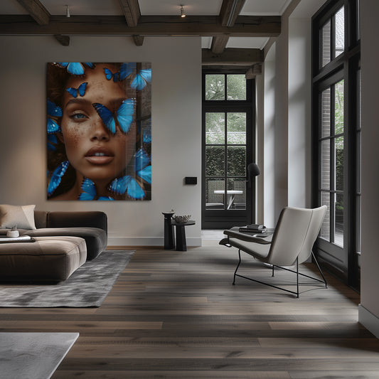Blue Eyed- plexiglas schilderij - kunst