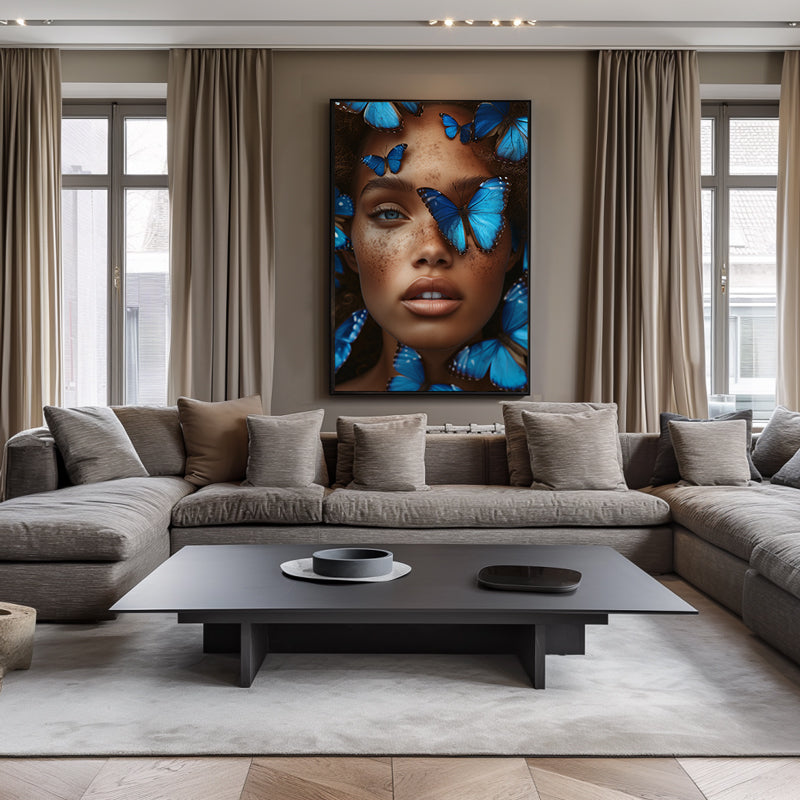 Blue Eyed- plexiglas schilderij - kunst