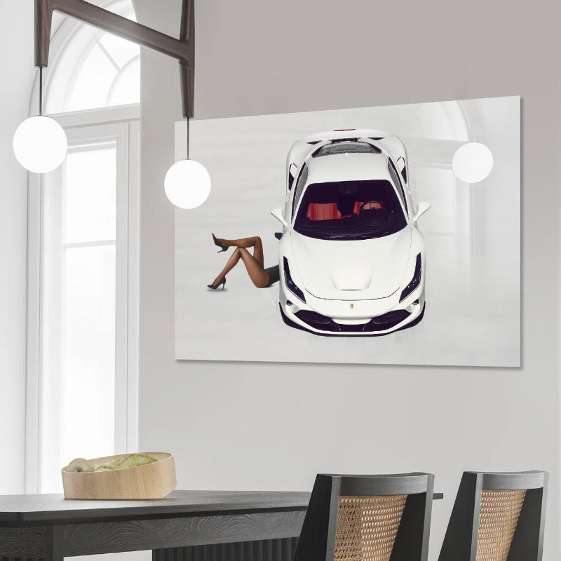 Ferrari- plexiglas schilderij - kunst
