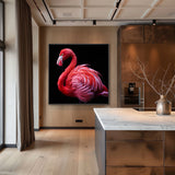 Flamingo- plexiglas schilderij - kunst