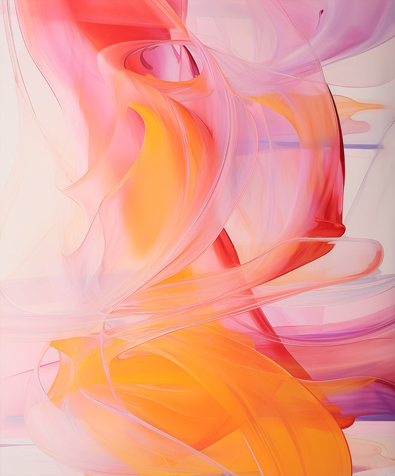 Fusion - Abstract schilderij- plexiglas schilderij - kunst