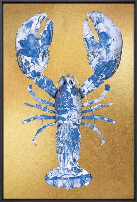 Lobster Royal Blue - akoestische schilderijen- plexiglas schilderij - kunst