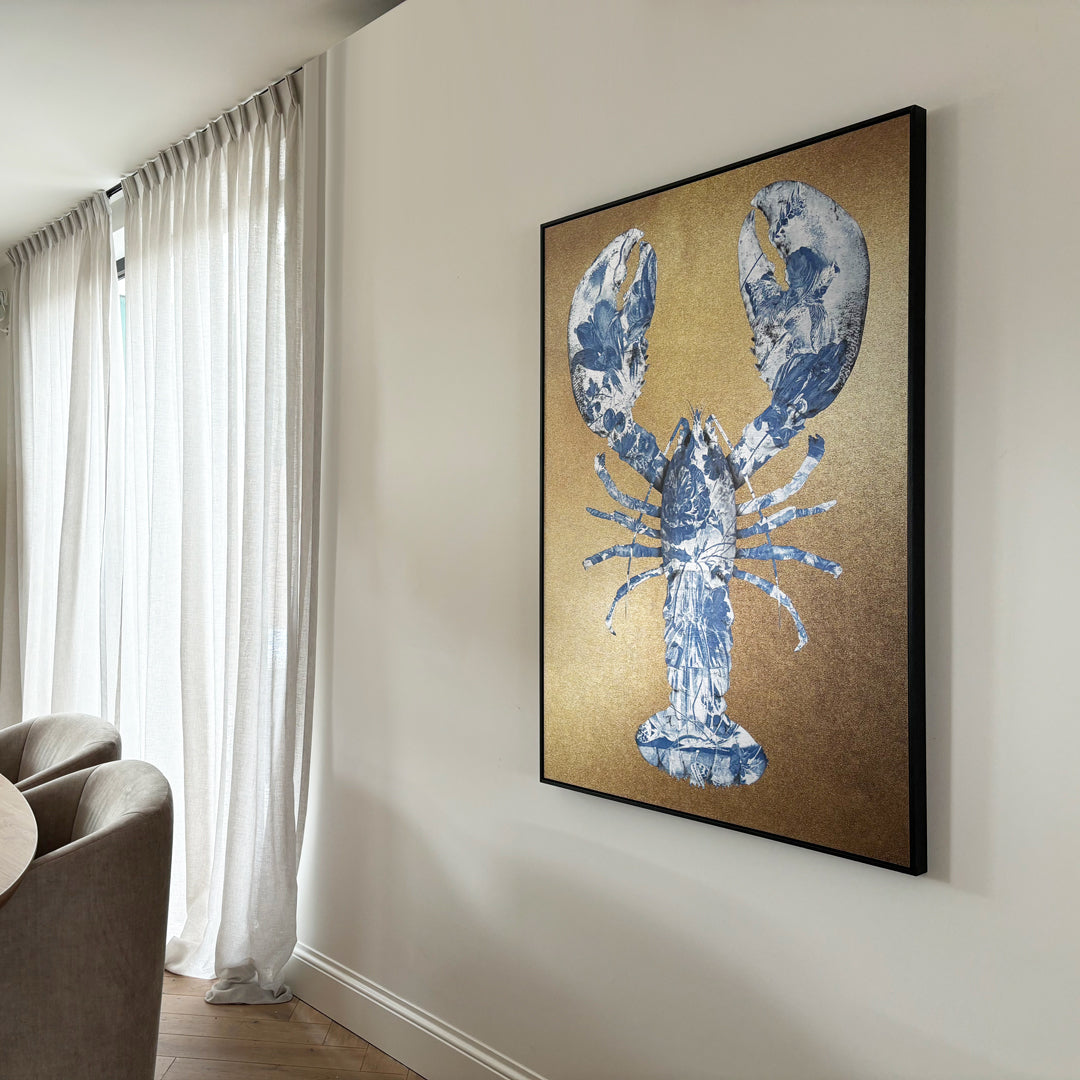 Lobster Royal Blue - SPECIAL EDITION- plexiglas schilderij - kunst