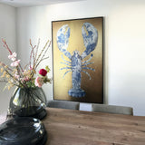 Lobster Royal Blue - SPECIAL EDITION- plexiglas schilderij - kunst