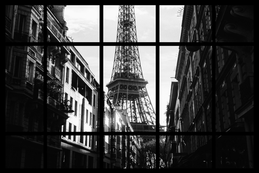 Point of View - Parijs - Zwart wit schilderij- plexiglas schilderij - kunst
