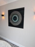 Dollar Mandala - Abstract schilderij- plexiglas schilderij - kunst
