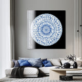 Porcelain Mandala - Abstract schilderij- plexiglas schilderij - kunst